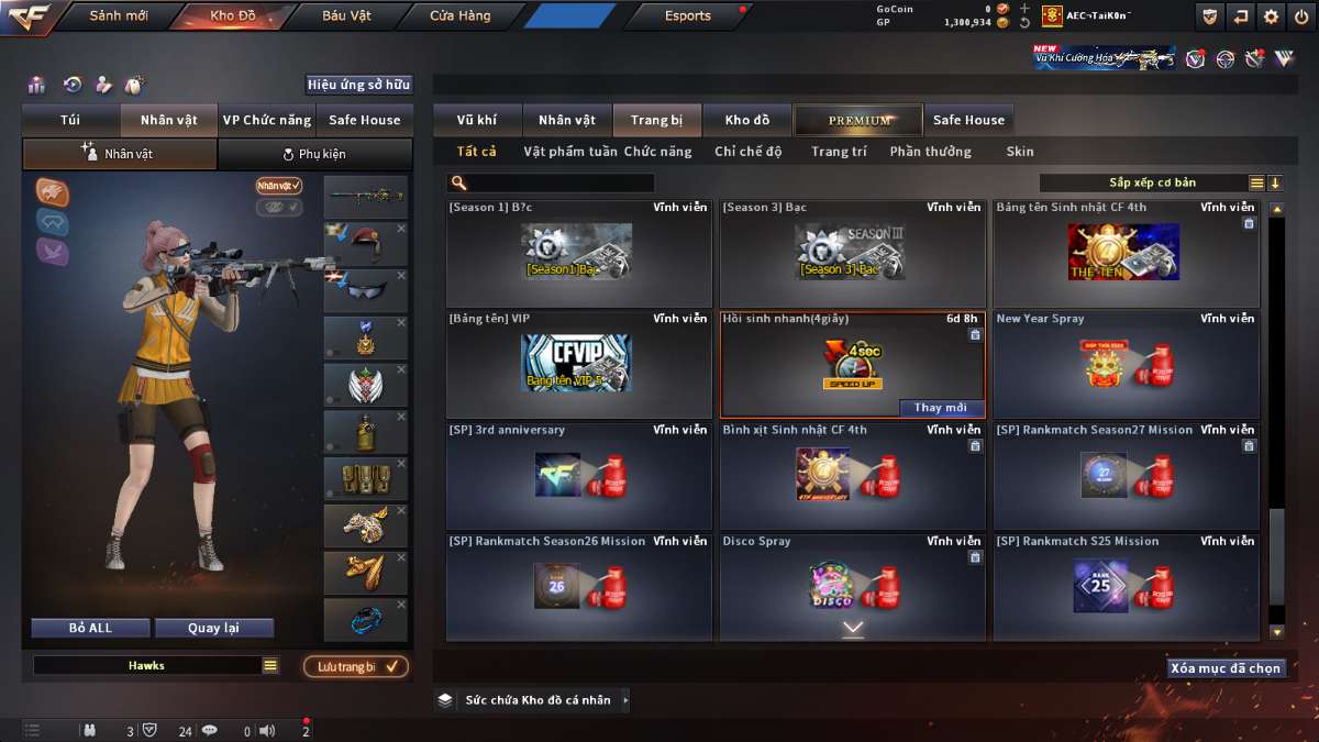 shop acc cf uy tin gia re